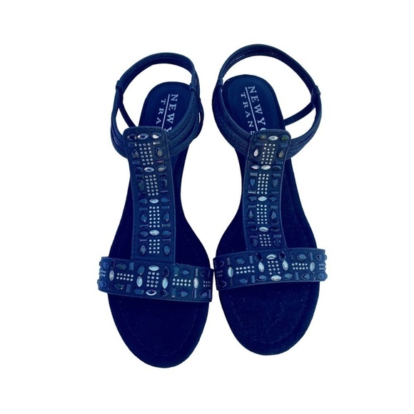 NWT New York Transit Friendship Heels Black Ladies 9  1/2 - Picture 14 of 15